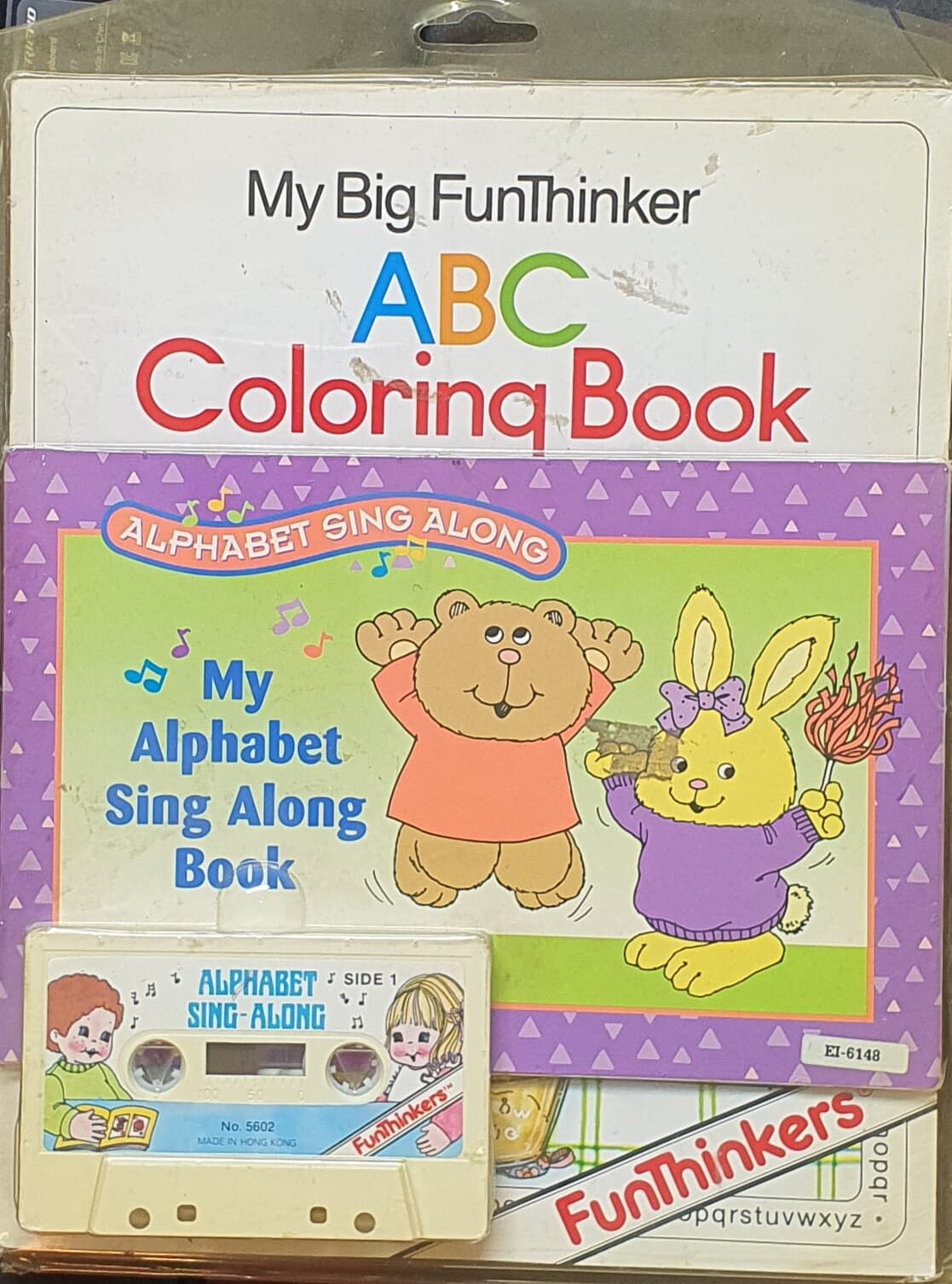 My big funthinker abc coloring book(Activity book 2권,audio tape)