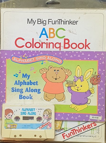 My big funthinker abc coloring book(Activity book 2권,audio tape)