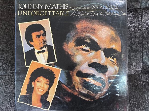 [LP] 조니 마티스 - Johnny Mathis - Unforgettable A Musical Tribute To Nat King Cole LP [미개봉] [Epic-라이센스반]