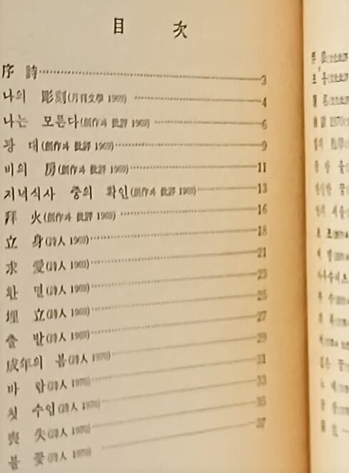 부랑(浮浪) -최민시집-1972년 초판-희귀본-절판된 귀한책-142/195/10, 74쪽,하드커버-