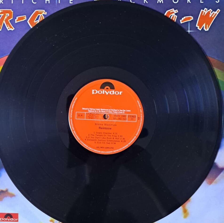 RAINBOW(레인보우) - Ritchie Blackmore‘s Rainbow---LP