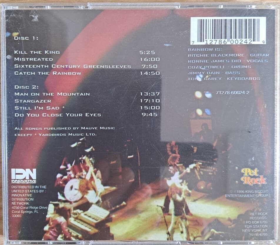 RAINBOW/LIVE IN EUROPE 2CD