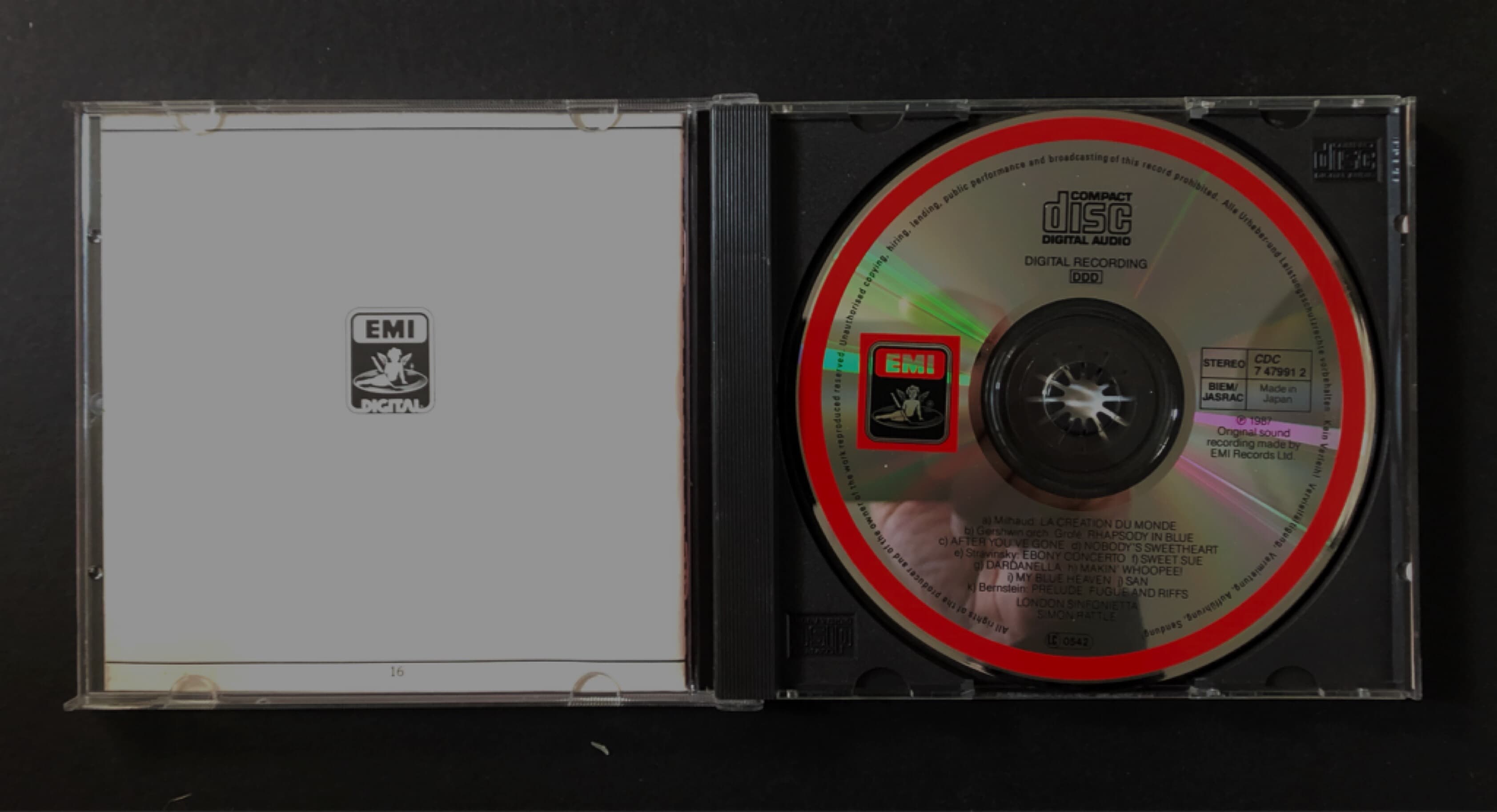 [CD] 수입반 SIMON RATTLE - THE JAZZ ALBUM (JAPAN발매)
