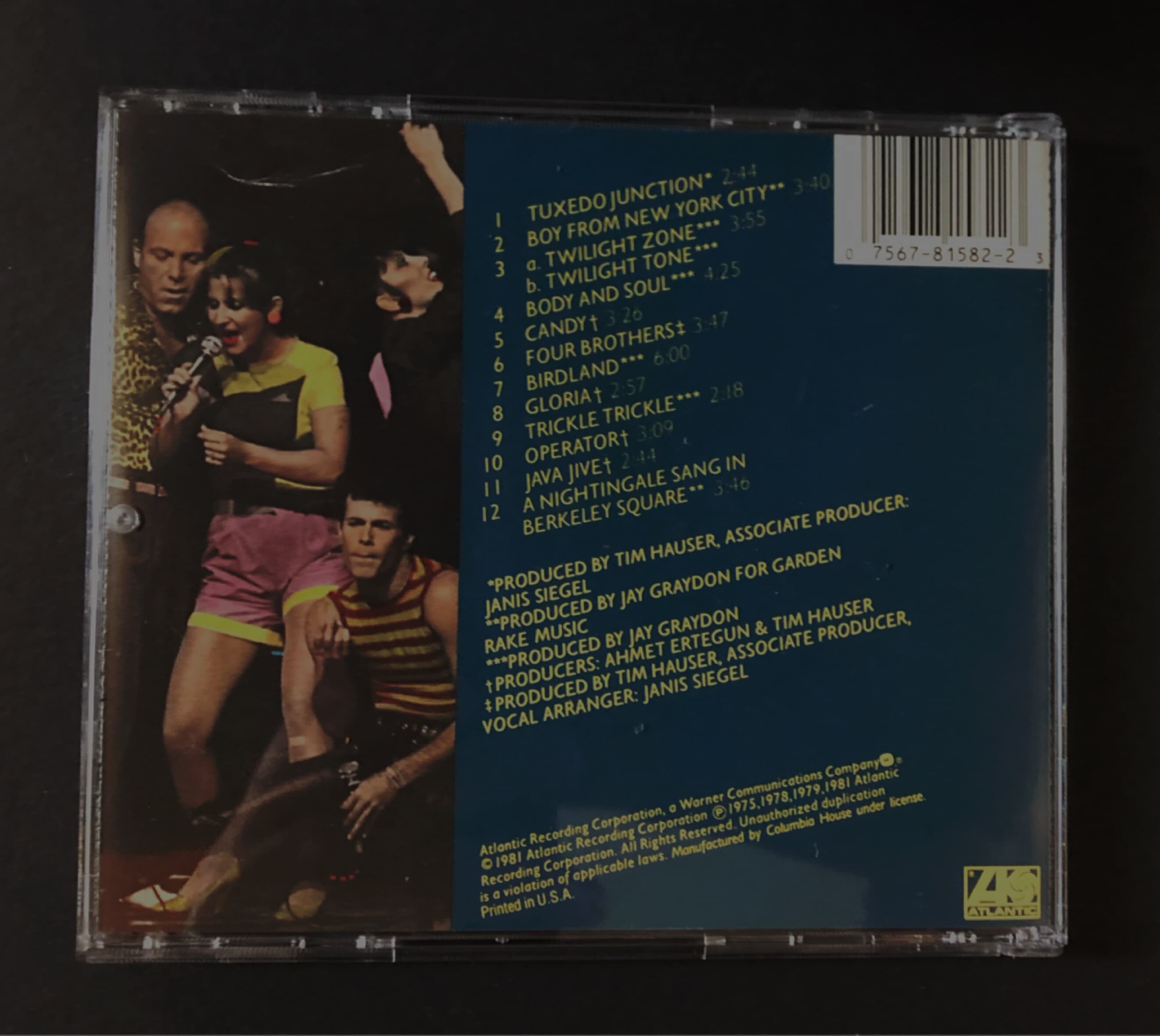 [CD] 수입반 THE BEST OF MANHATTAN TRANSFER (US발매)