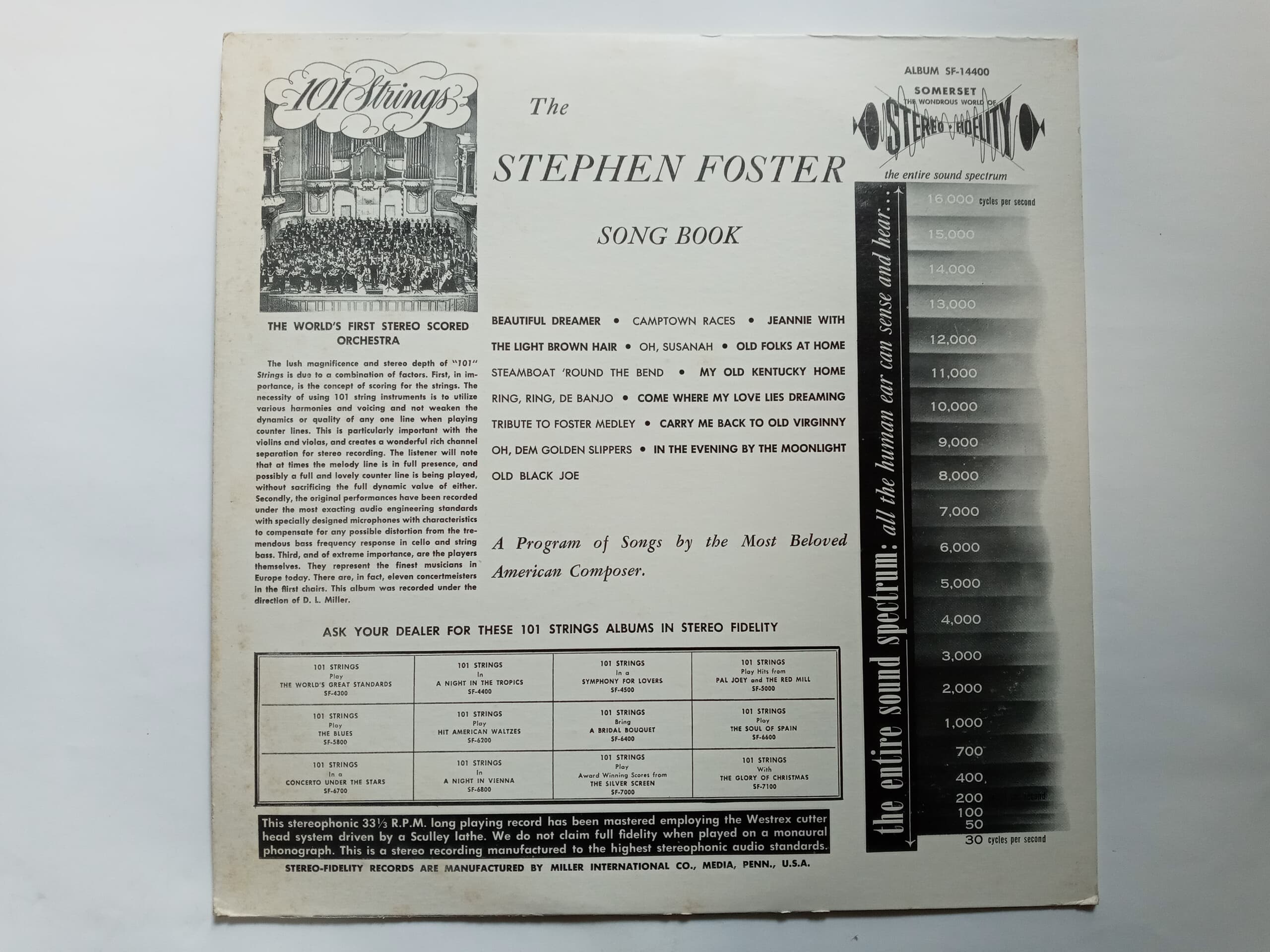 LP(수입) 101 Strings: The Stephen Foster Songbook