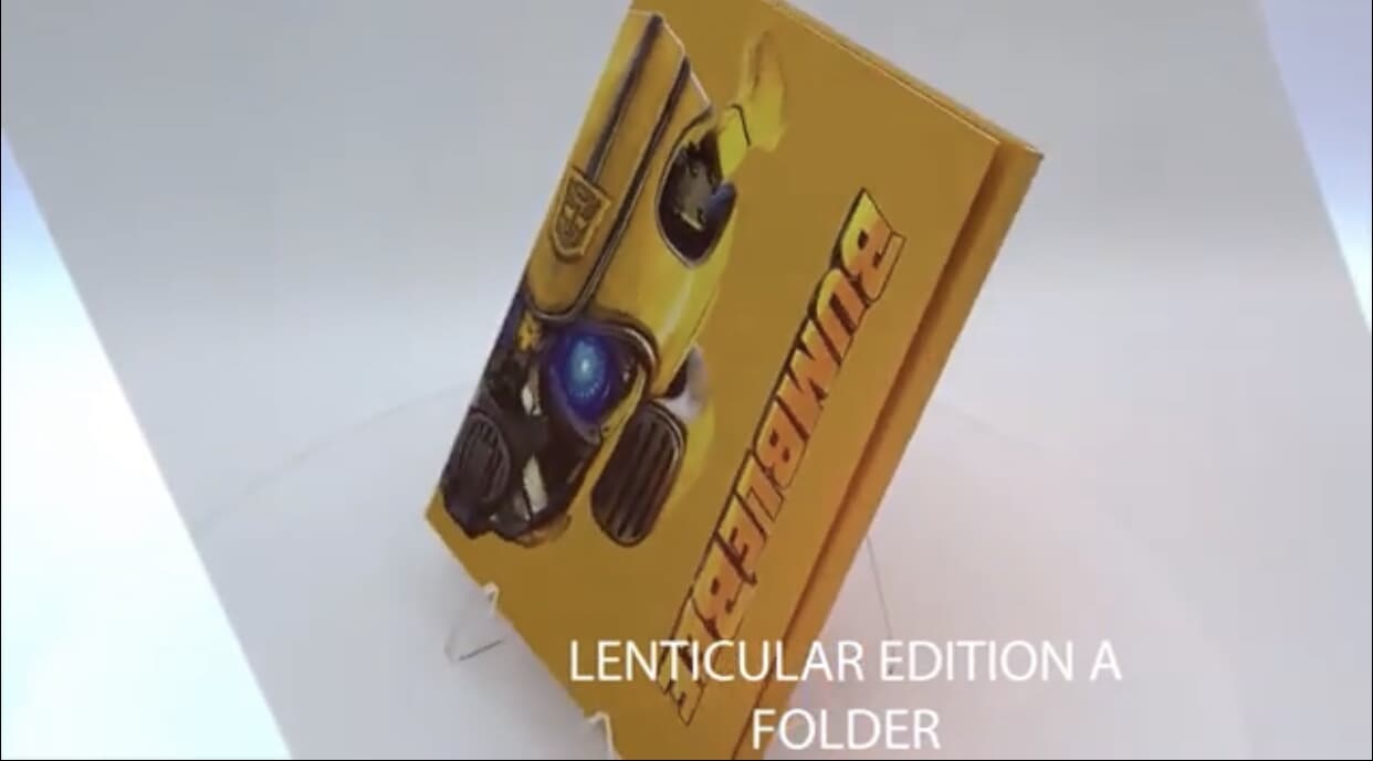 HDzeta 범블비 렌티큘러 4K 스틸북 A 한정판 + 북미 4K 한글자막 일반판