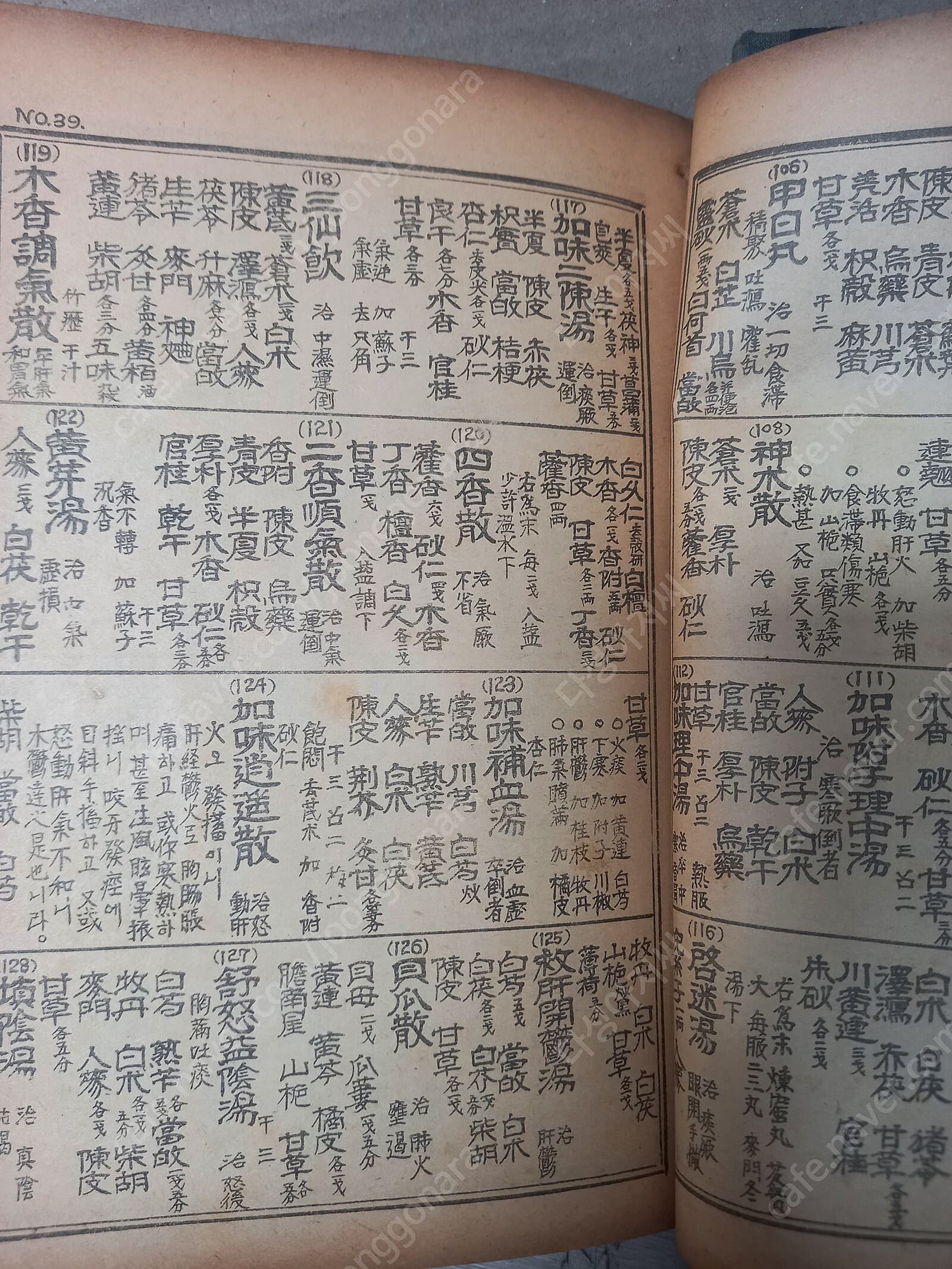 논증실험의결 論症實驗醫訣 박의수 항도출판사(단기4291년, 1958년 초판,겉 양장 덧댐)의료처방서   