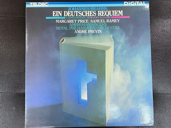 [LP] 앙드레 프레빈 - Andre Previn - Brahms Ein Deutsches Requiem Op.45 LP [서울-라이센스반]