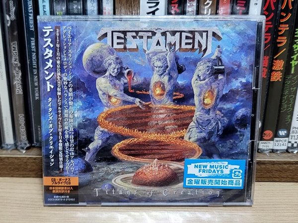 (미개봉 일본반 2CD 초회 한정반) TESTAMENT - Titans Of Creation