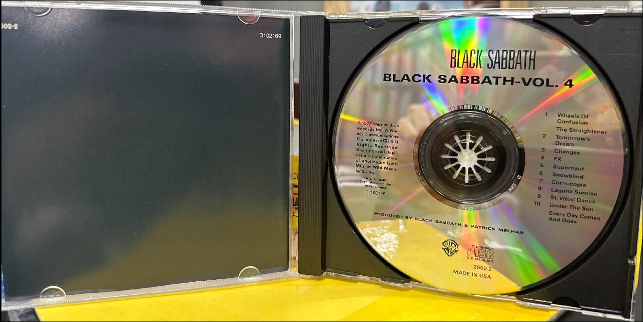 블랙 사바스 (Black Sabbath) - Black Sabbath Vol. 4 (US발매)