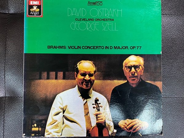 [LP] 오이스트라흐 - David Oistrakh - Brahms Violin Concerto in D Major, Op.77 LP [오아시스-라이센스반]