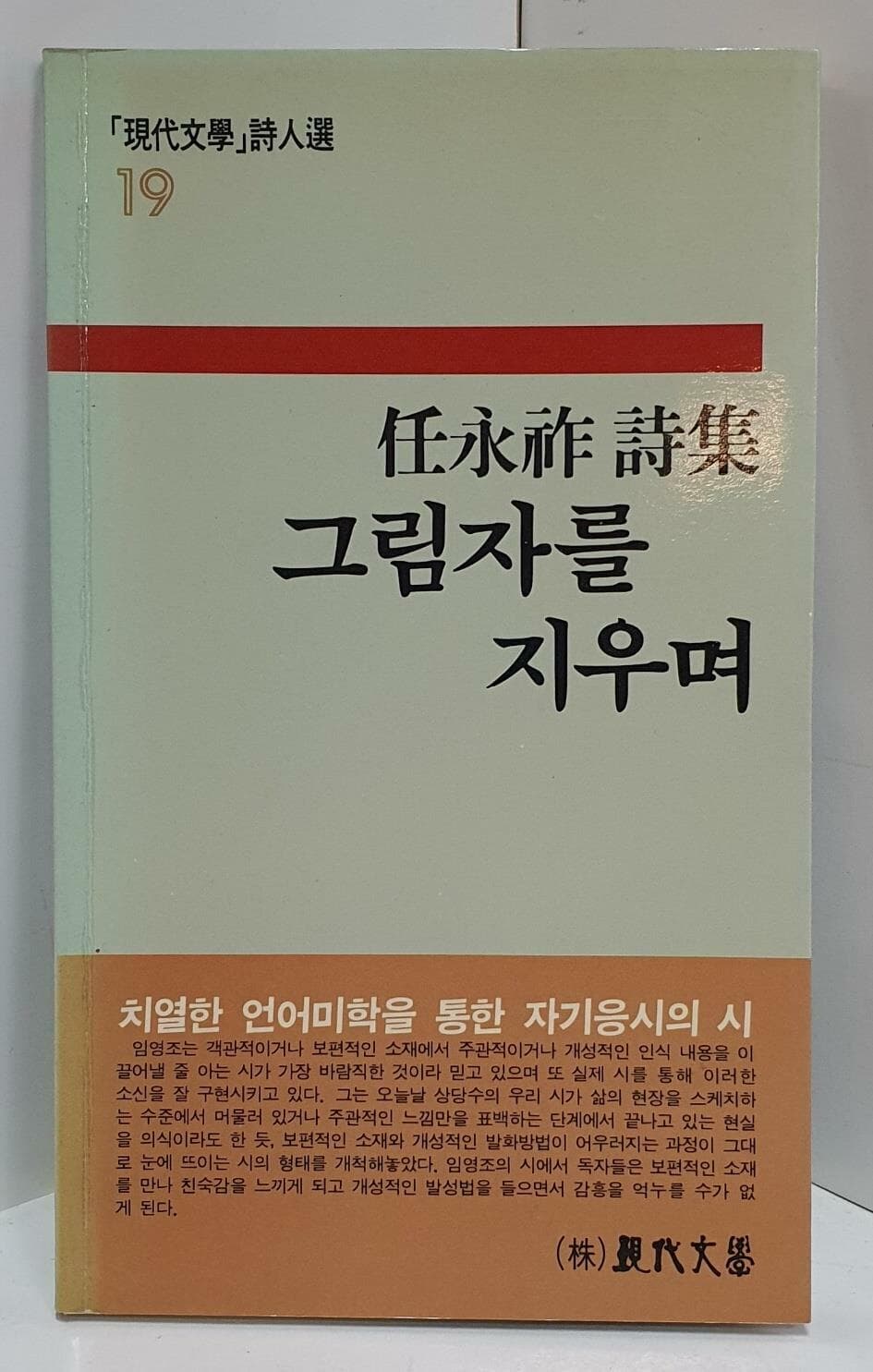 그림자를 지우며 1988년 초판