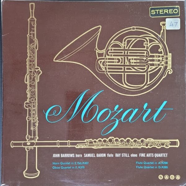 [중고LP]Mozart - Horn Quintet, Oboe Quartet, Flute Quartets