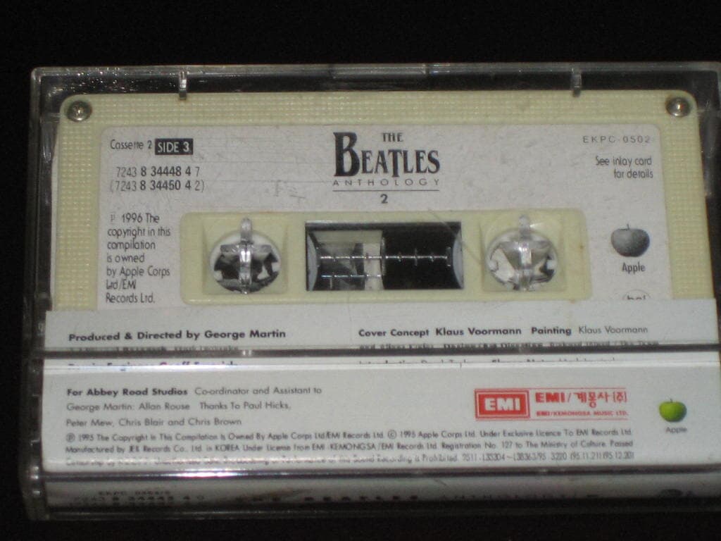 비틀즈 앤솔로지1 (카세트2) Beatles Anthology 카세트 테이프 1pcs