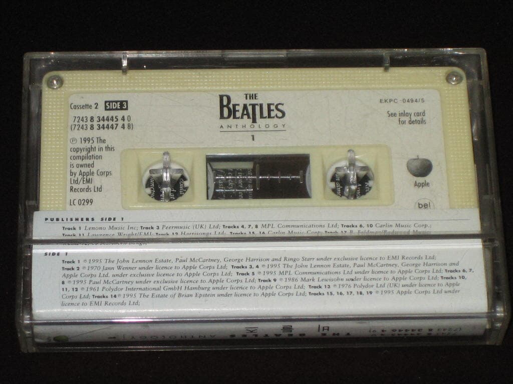 비틀즈 앤솔로지1 (카세트1) Beatles Anthology 카세트 테이프 1pcs
