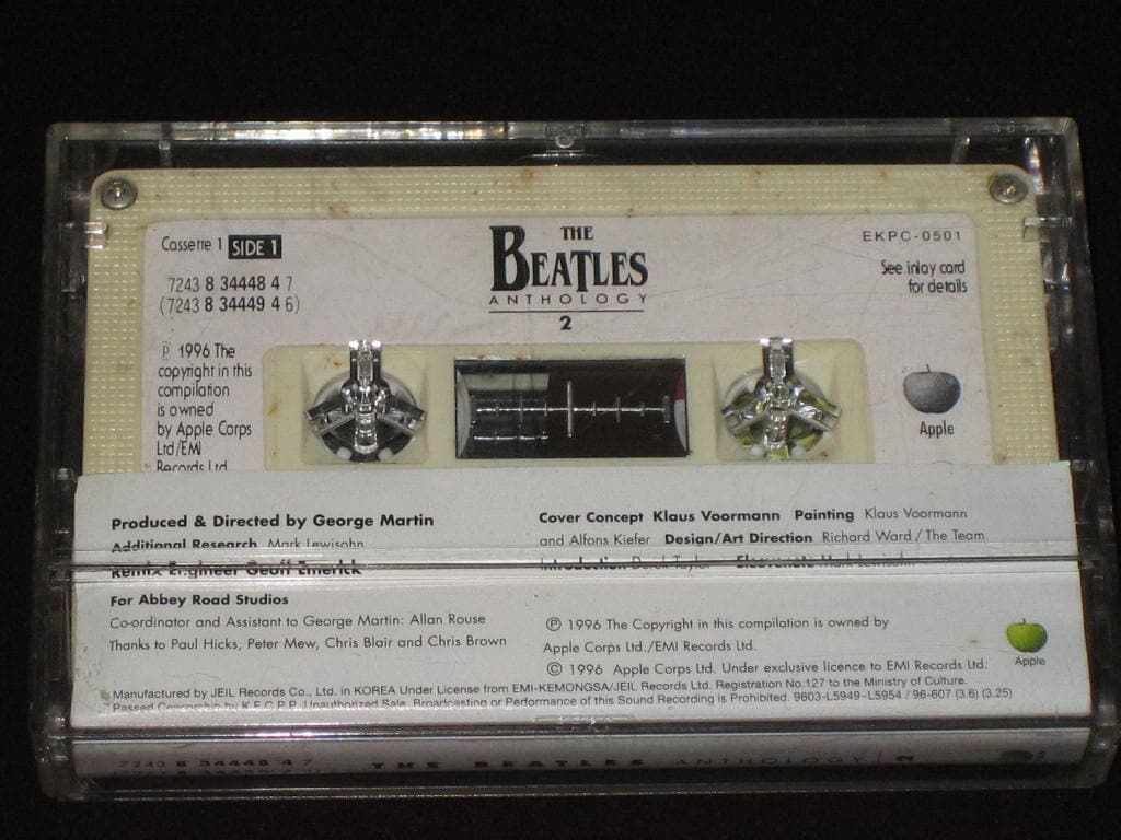 비틀즈 앤솔로지2 (카세트2) Beatles Anthology 카세트 테이프 1pcs
