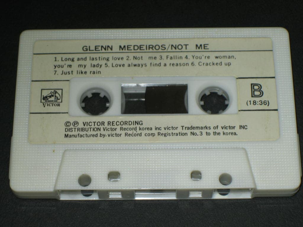 글렌 메데이로스 Glenn Medeiros - Not Me 카세트테이프 / Victor