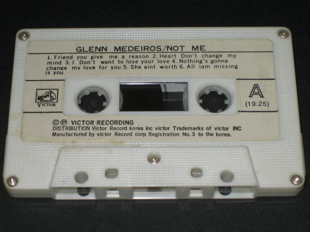 글렌 메데이로스 Glenn Medeiros - Not Me 카세트테이프 / Victor