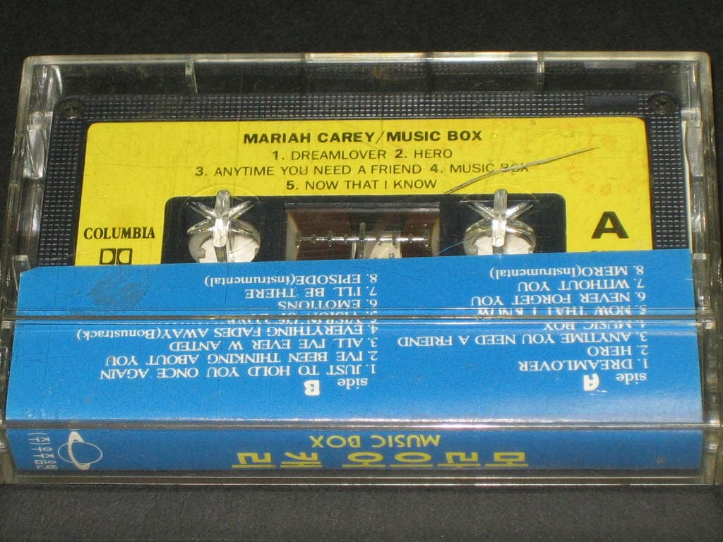 머라이어 캐리 Mariah Carey - Music Box 카세트테이프 / 우주음반,Columbia