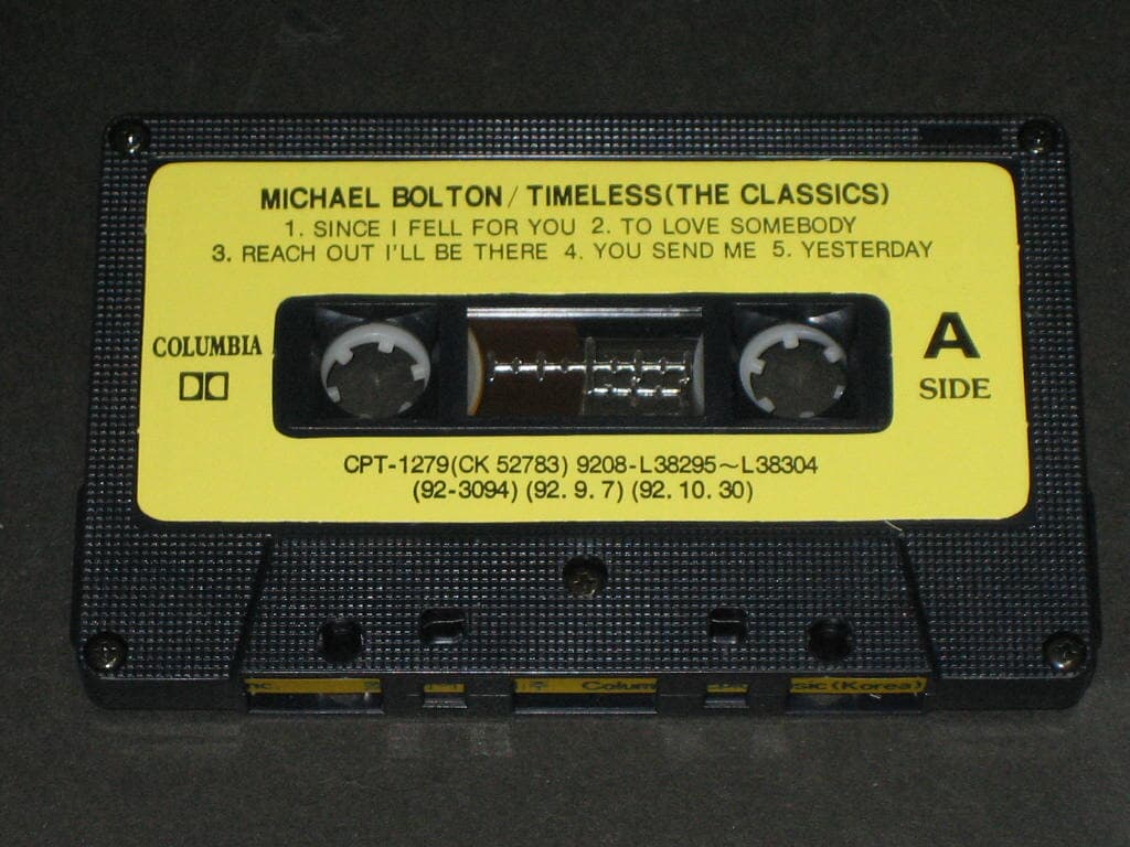 마이클 볼튼 Michael Bolton - Timeless (The Classics) 카세트 테이프 / Sony Music