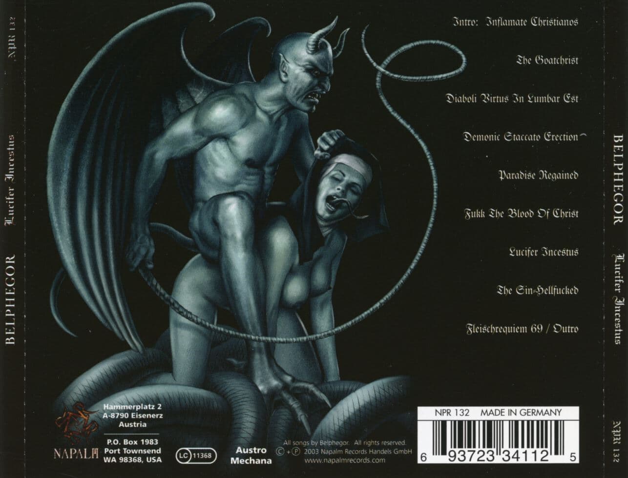 벨페고르 - Belphegor - Lucifer Incestus [U.S & E.U발매] 