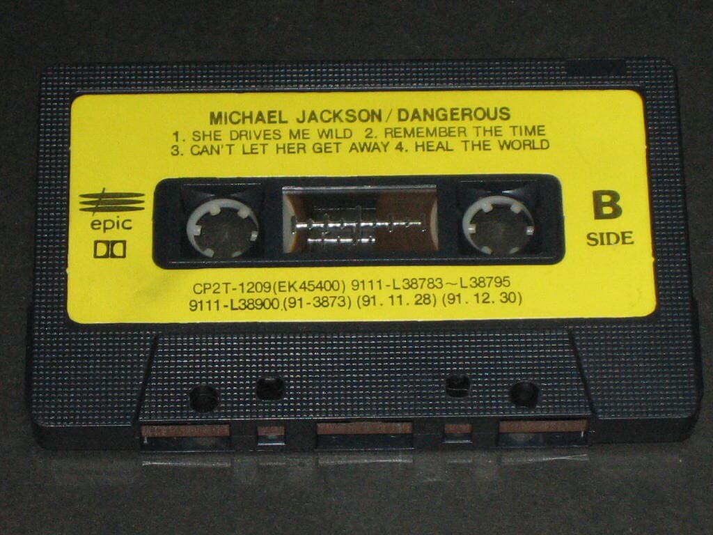 마이크 잭슨 Michael Jackson - Dangerous 2 카세트테이프 / Sony Music
