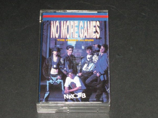 뉴키즈 온 더 블록  New Kids On The Block - No More Games (The Remix Album) 카세트테이프 / CBS