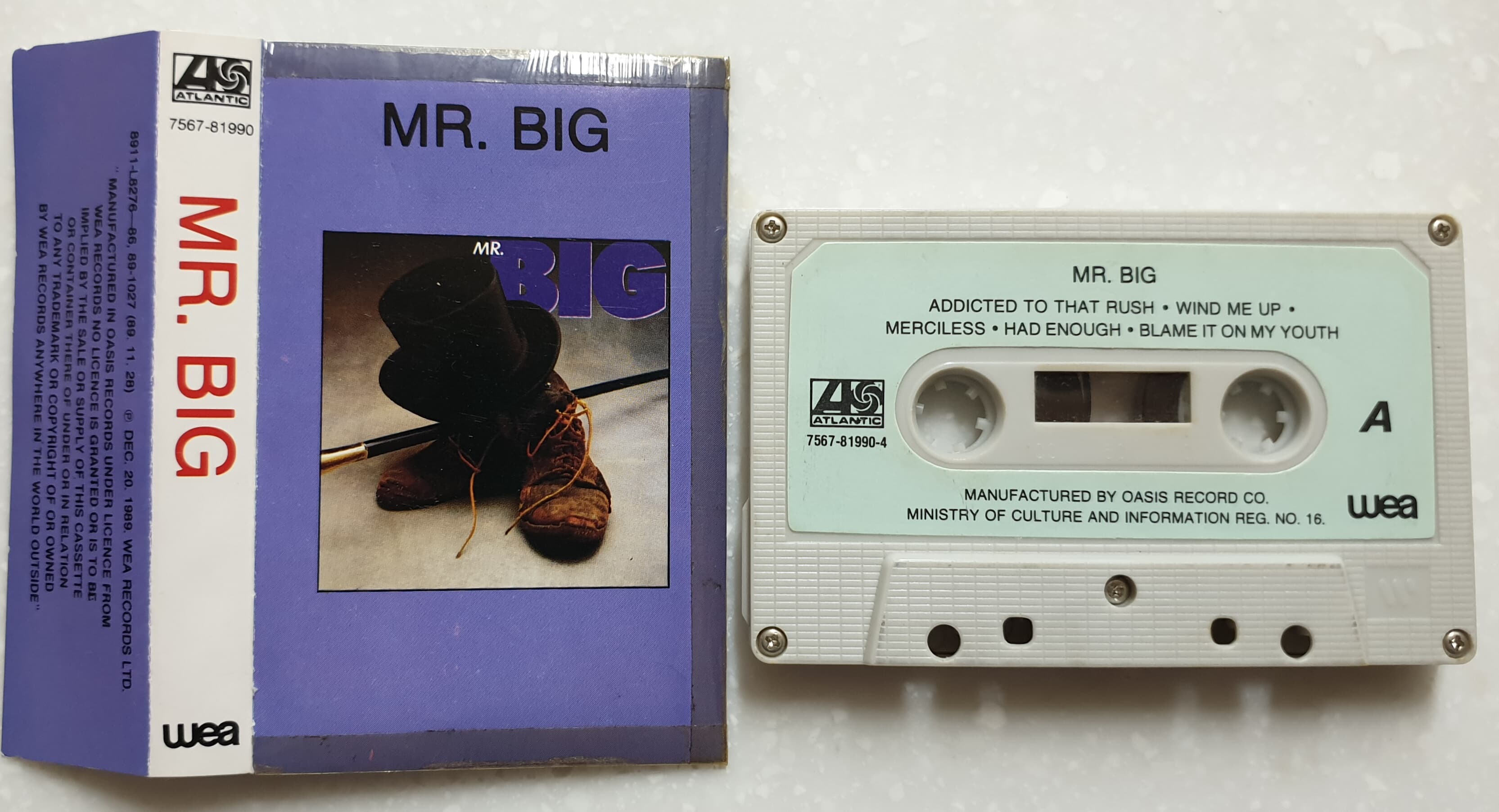 MR. BIG - MR. BIG [1989] + LIVE: KICKING & SCREAMING [1992] [2 CASSETTE TAPE][반품절대불가]