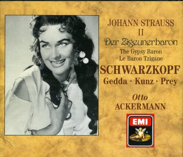 [수입][중고] Der Zigeuner Baron  Johann Strauss Philharmonia Orchestra & Chorus (2CD)