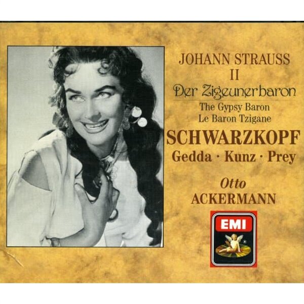 [수입][중고] Der Zigeuner Baron  Johann Strauss Philharmonia Orchestra & Chorus (2CD)