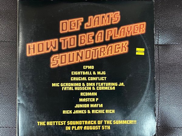 [LP] EPMD (V.A) - Def Jam&#39;s How To Be A Player Soundtrack 2Lps [U.S반]