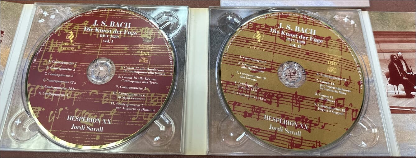 Bach : Die Kunst Der Fuge (푸가의 예술) - 사발 (Jordi Savall) (2 SACD) (유럽발매)