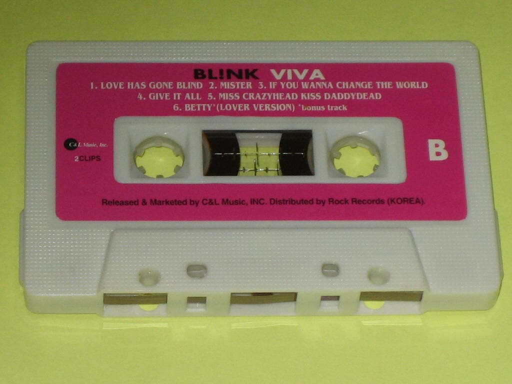 블링크 Blink - Viva 카세트테이프