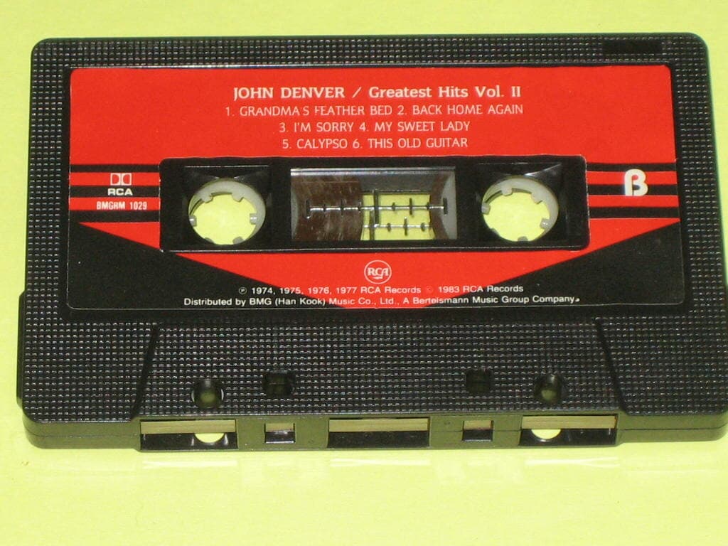 존 덴버 John Denver - Greatest Hits Vol.2 카세트테이프