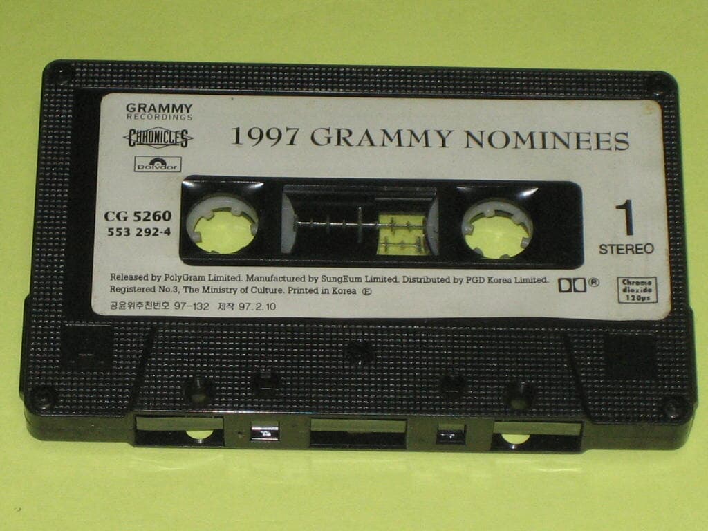 1997 그래미 노미니스 Grammy Nominees 카세트테이프