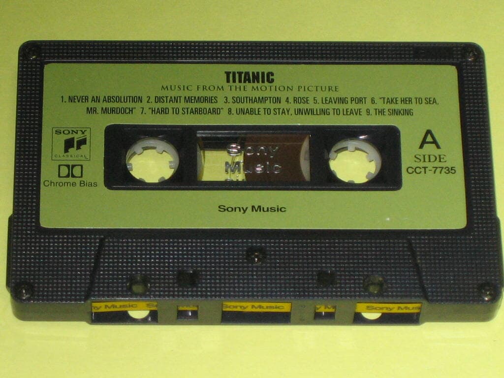 타이타닉 (Titanic) OST 카세트 테이프 / Sony Music