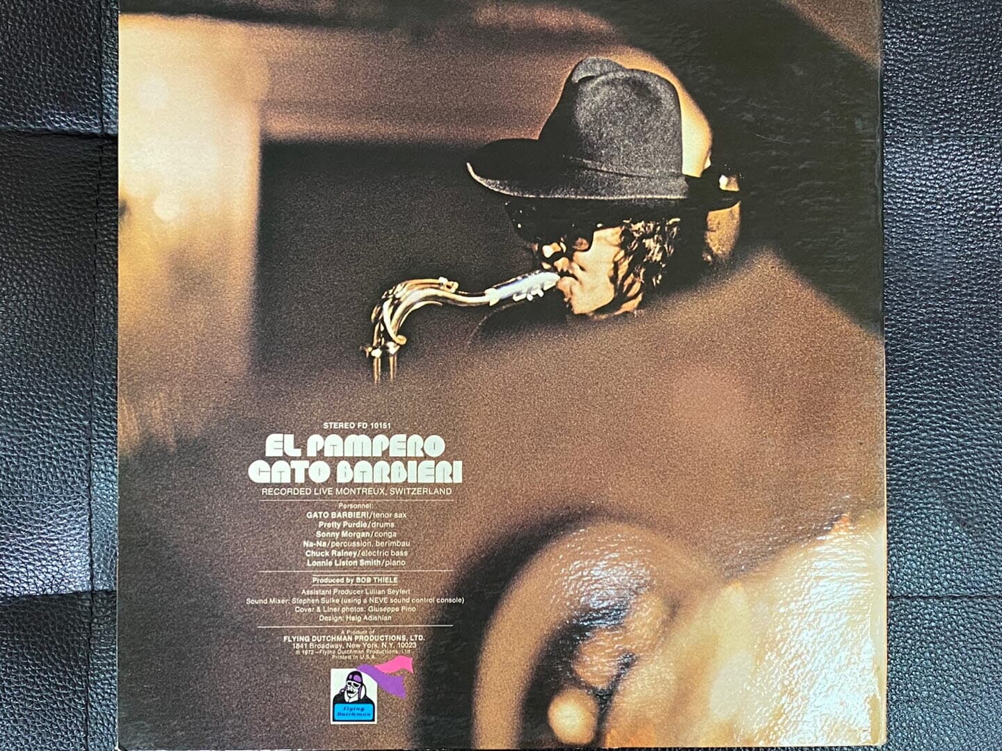 [LP] 가토 바비에리 - Gato Barbieri - El Pampero LP [U.S반]