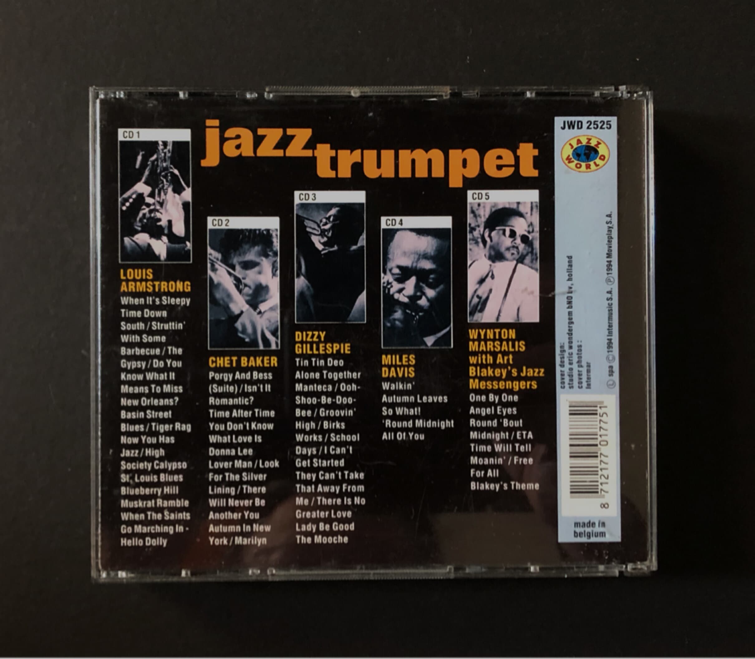[CD] 수입반 JAZZ TRUMPET  5CD BOX (유럽반)