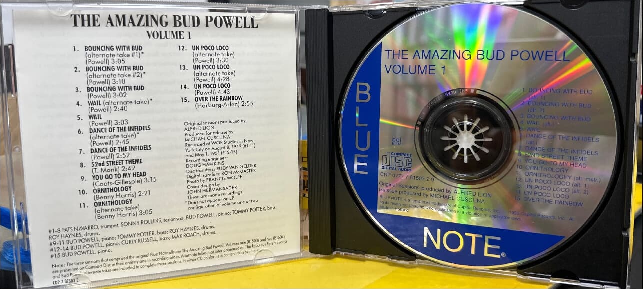 버드 파웰 (Bud Powell) - The Amazing Bud Powell, Volume 1(유럽발매)