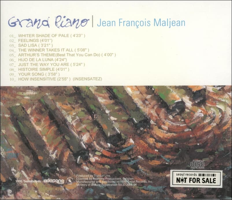 장 프랑스와 말장 (Jean Francois Maljean) - Grand Piano 
