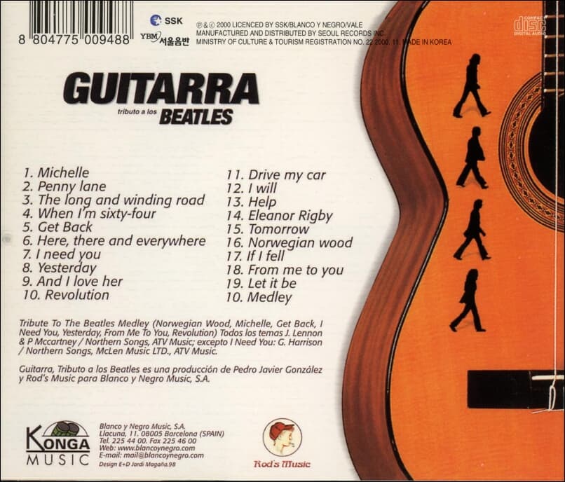 페드로 하비에르 곤잘레스 (Pedro Javier Gonzalez) - Guitarra 3 Tributo A Los Beatles