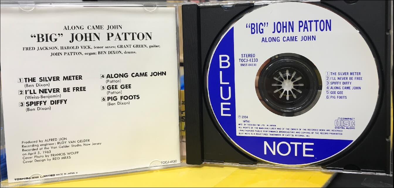 빅 존 패튼 (Big John Patton) - Along Came John(일본발매)