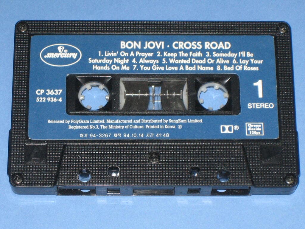 Bon Jovi 본 조비 - Cross Road (The Best Of) 카세트테이프