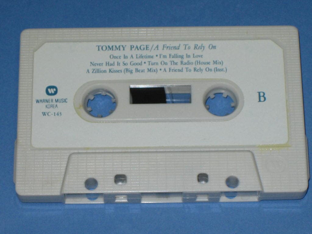 토미페이지 Tommy Page - A Friend To Rely On 카세트테이프