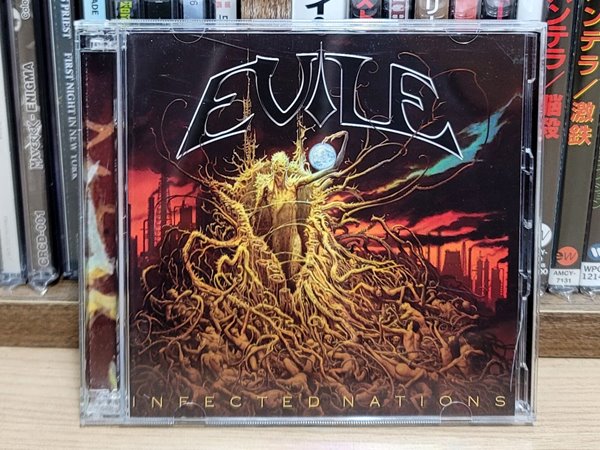 (수입 CD+DVD 한정반) Evile - Infected Nations