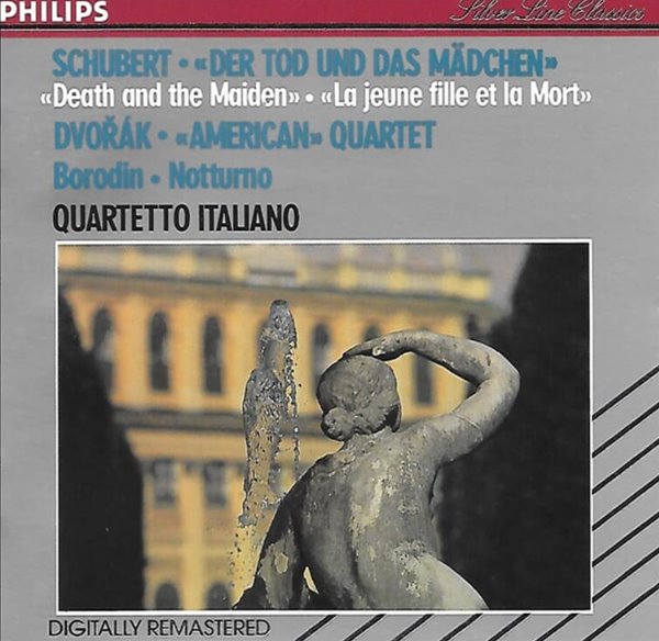Schubert : Der Tod Und Das Madchen '죽음과 소녀' - 이탈리아 사중주단 (Italian Quartet) (US발매)