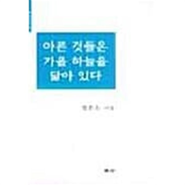 아픈 것들은 가을 하늘을 닮아있다 ******************중상급 도서 북토피아