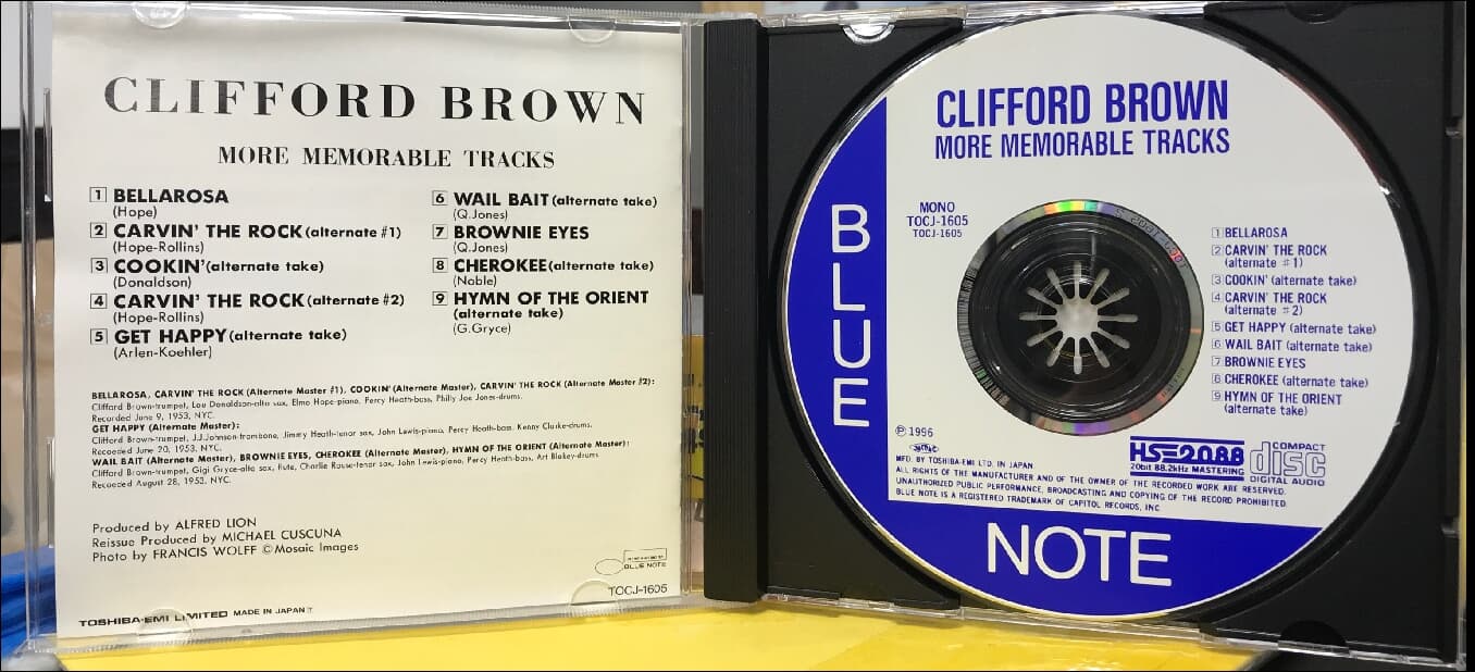 클리포드 브라운 (Clifford Brown) - More Memorable Tracks (일본발매) 