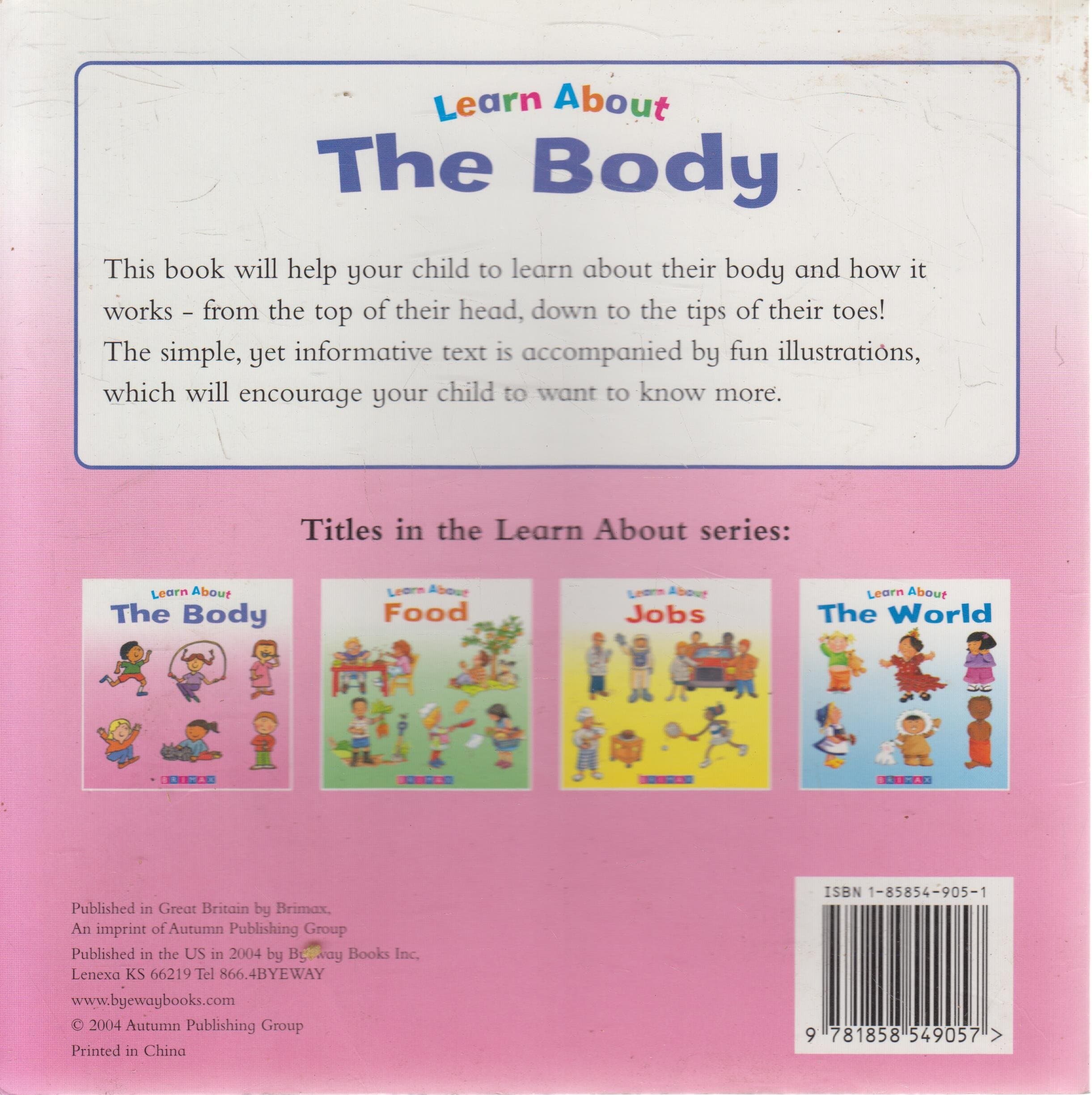 Learn About the Body Paperback