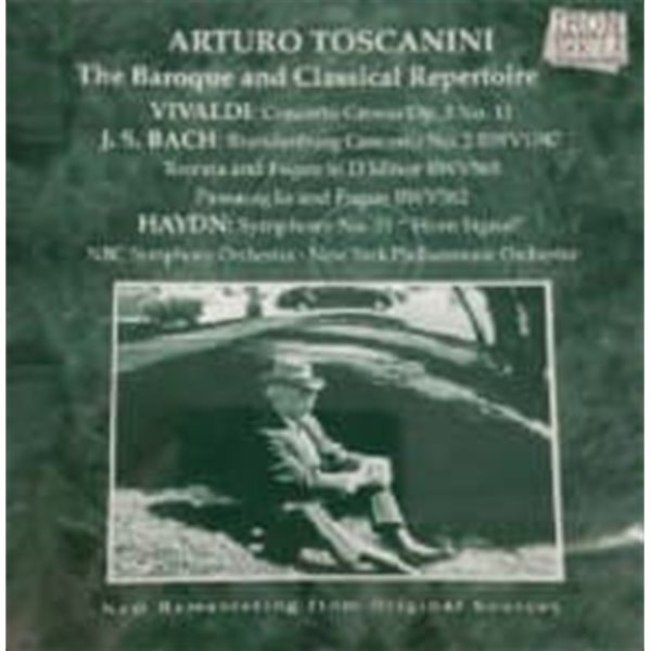 [미개봉] Arturo Toscanini / The Baroque &amp; Classical Repertoire (수입/IN1397)